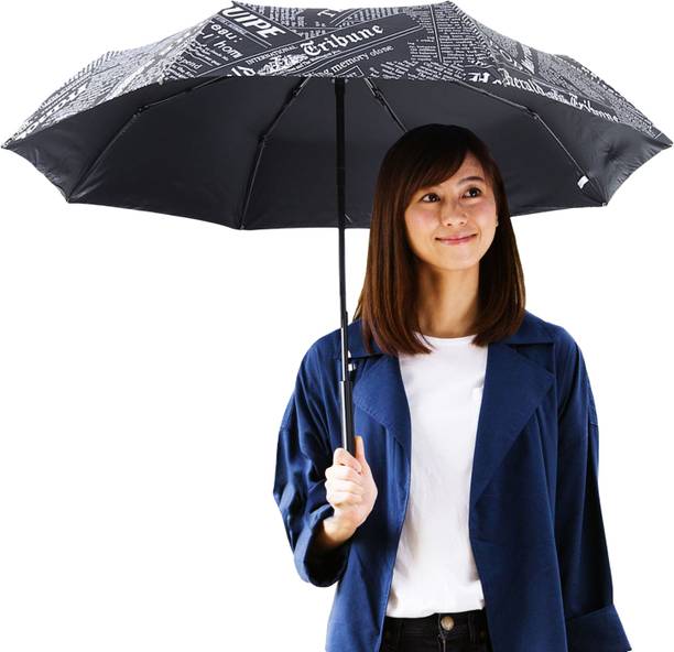 KRAPTICK Automatic Umbrella Newspaper Printed Umbrella