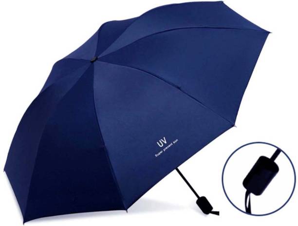 KEKEMI UMB031C_02 3 fold Manual UV Plain Sun & Rain Umbrella Umbrella