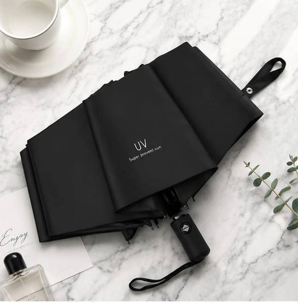 Glovi Fold Automatic UV Protection Windproof Lightweight Portable Pack of-1 Umbrella