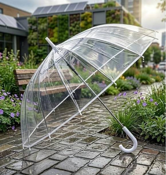saloni marts Transparent Automatic Open Umbrella Umbrella