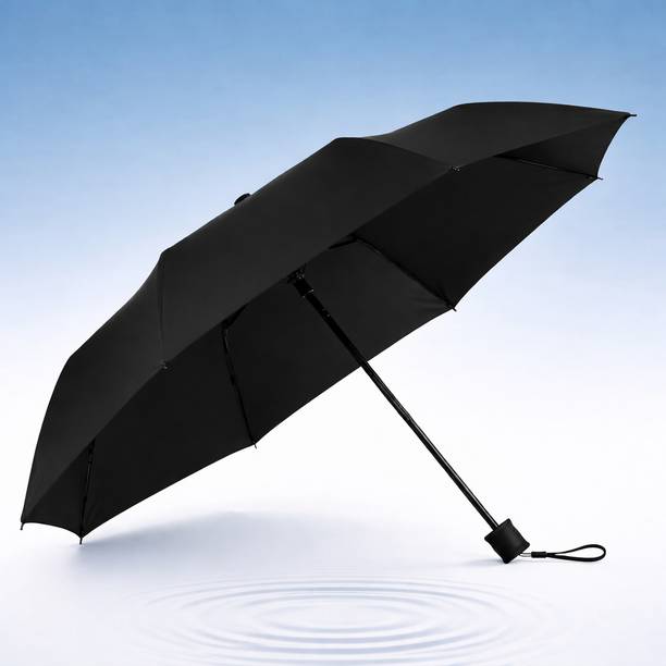 JIMIGO 3 Fold UV Coated large stylist heavy duty long lasting Men & Women Travel Kc Umbrella