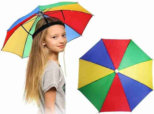 Adorazone Hands Free Hat Umbrella for Kids & Adults | Protect for Sun and Rain Umbrella