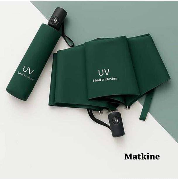 Matkine 3 Fold with Auto Open and Close GREEN UV Umbrella