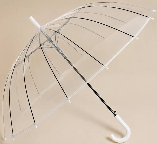Mother care hub Transparent Umbrella with C-Hook Handle Windproof Rain Protection Umbrella Umbrella