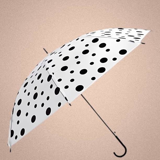 LAXMIN Fold Resistant Transparent Dot Print Rain Protection Umbrella Umbrella