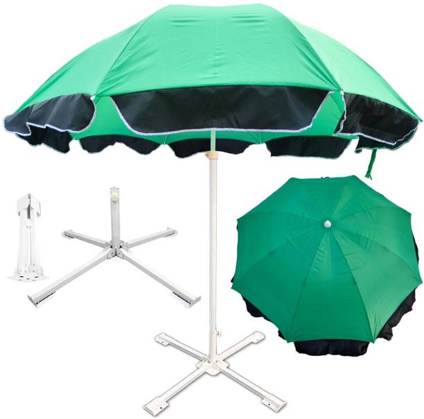 Dark Moon Garden Umbrella With Stand Outdoor Big Size 7ft/42in For Hotel,Garden,Shop (B6) Umbrella