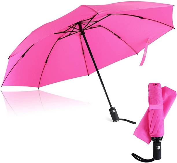 NILAMBER Auto Open 2 Fold For Protection Against Rain Sun+UV with cover Umbrella