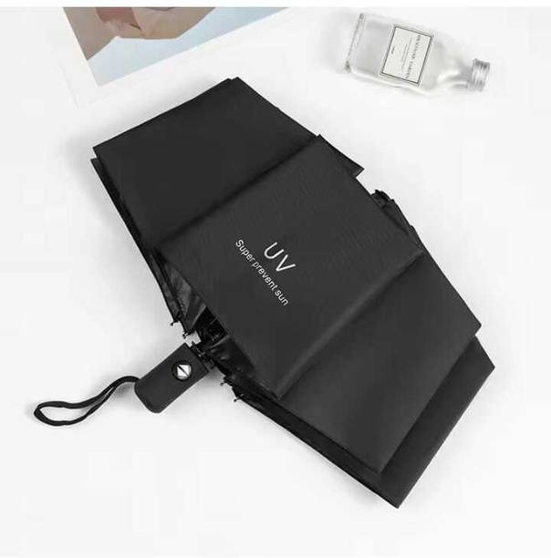 R-RGK 3 Fold with Auto Open and Close GREEN UV Umbrella