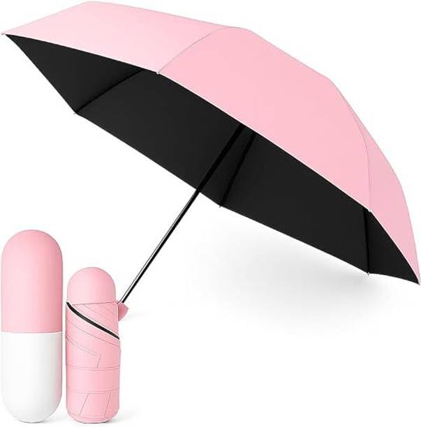 GRYPP Capsule Foldable Mini Umbrella for Men & Women| Pocket Size UV & Rain Protection Umbrella