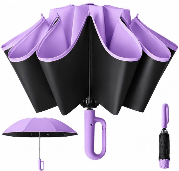 JOYIN UV Protection 3 Fold Umbrella Men, Women, Kids, Girls, Boys Rain Sun Umbrella