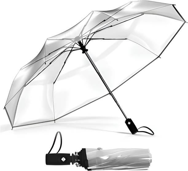 Jiyan Enterprise Large Auto Open Close Umbrella Windproof UV Foldable for Men & Women Umbrella
