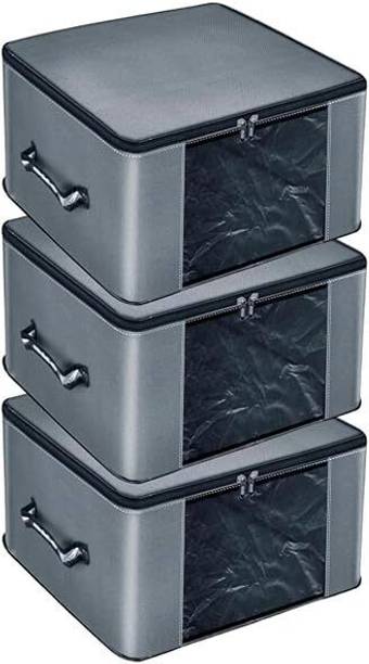 HYATIOC Window & Zip Closer Multipurpose Storage Organizers for Clothes Under Bed Storage