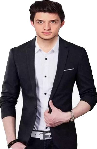 HUMJOLI MENS WEAR Black Uniform Blazer