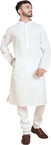 CLU SIVE Straight White Uniform Kurta