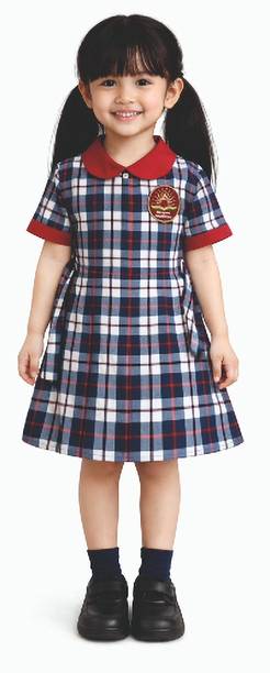 prisha Enterprise Blue Uniform Pinafore