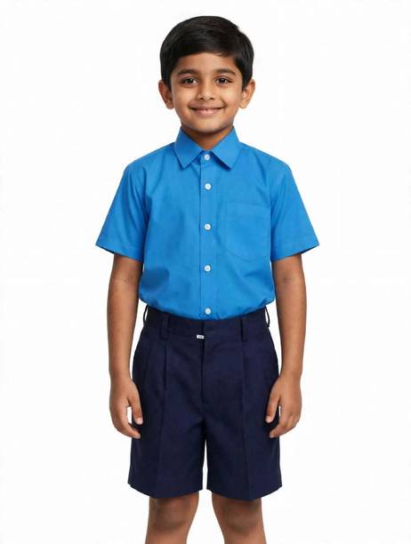 Ayaandress3 Blue Uniform Shirt