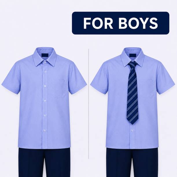 yyy Blue Uniform Shirt