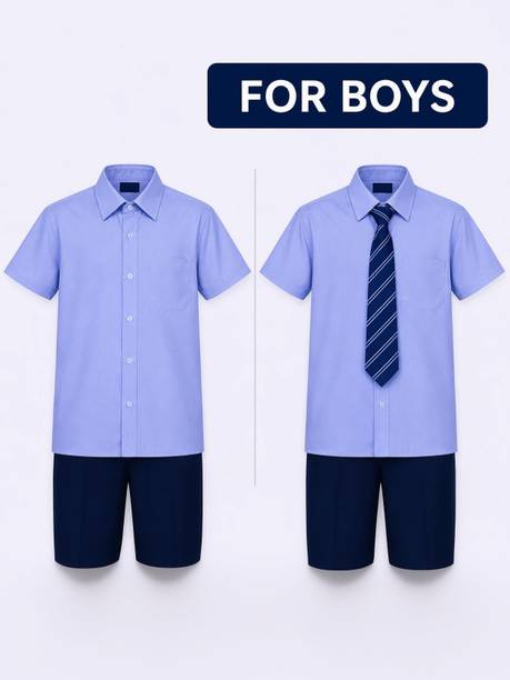 yyy Blue Uniform Shirt