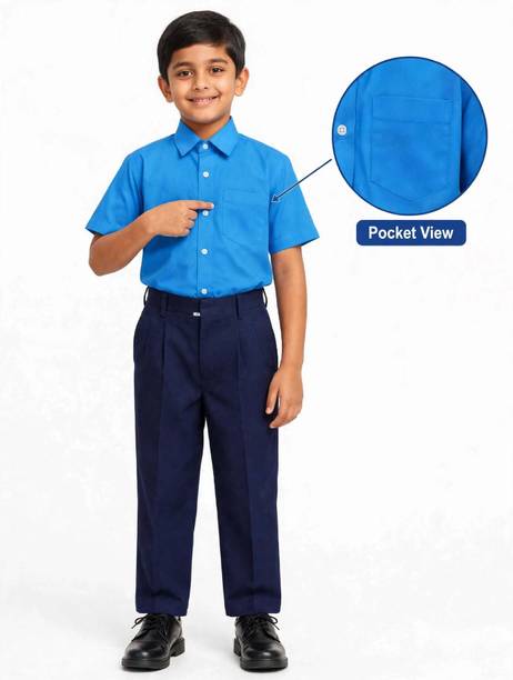 Ayaandress3 Blue Uniform Shirt