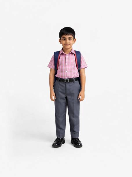 YYYMENSWEAR Pink Uniform Shirt