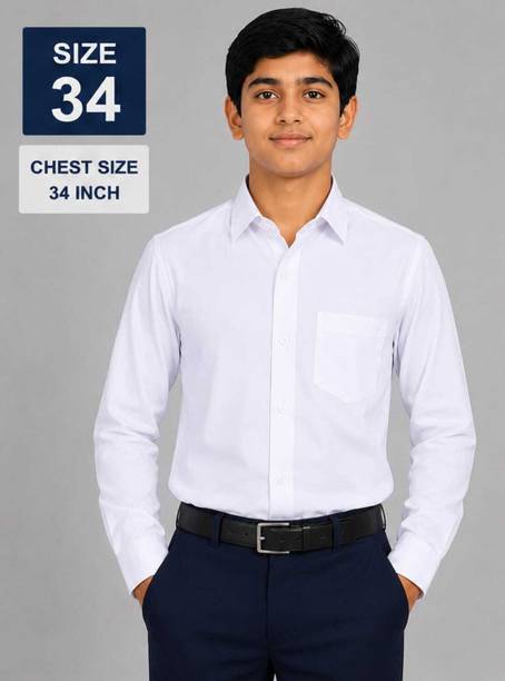 V GRAMENTS White Uniform Shirt