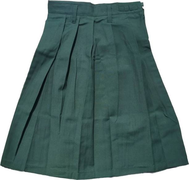 Abhima Treading Green Uniform Skirt