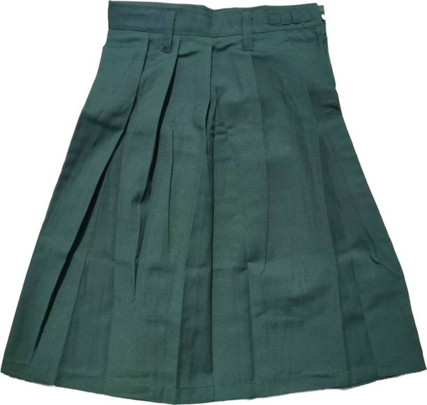 Abhima Green Uniform Skirt