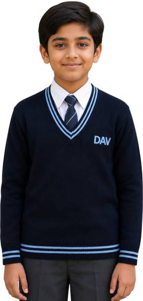KIRONIKNIT Blue, Black Uniform Sweater