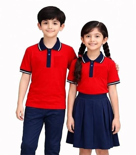 KUPID DRESSES Red Uniform T Shirt