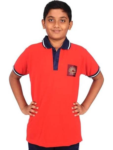 AMBIKASTORES Red Uniform T Shirt