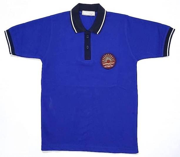 KUPID DRESSES Blue Uniform T Shirt