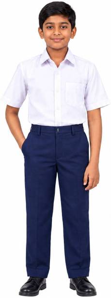 Ayaandress3 White, Blue Uniform Track Pant