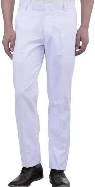madhav traders White Uniform Track Pant