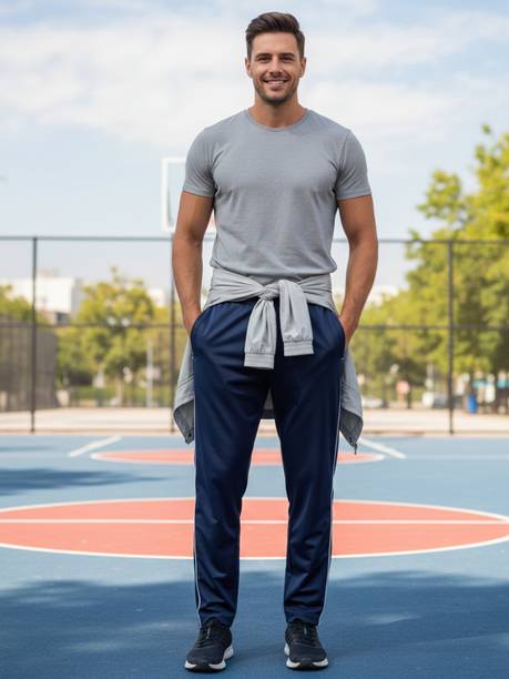 LAVIKA Blue Uniform Track Pant