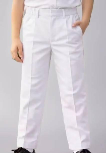 tarundg White Uniform Trouser