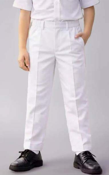tarundg White Uniform Trouser