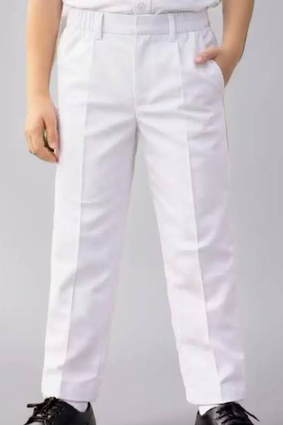 tarundg White Uniform Trouser
