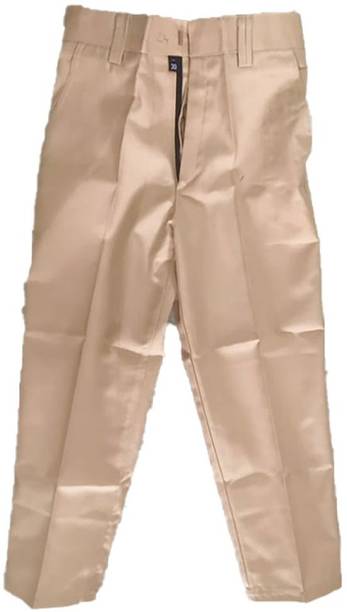 YYY MENSWEAR Brown Uniform Trouser