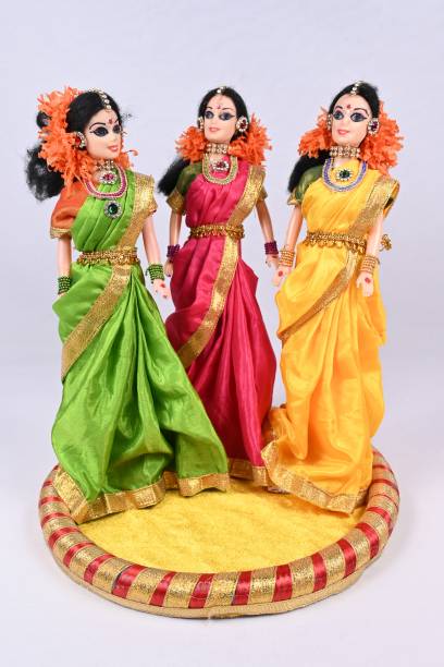 SonChiraiya Partially Assembled Polymer Clay Home Decor, Religious Doll, Showpiece