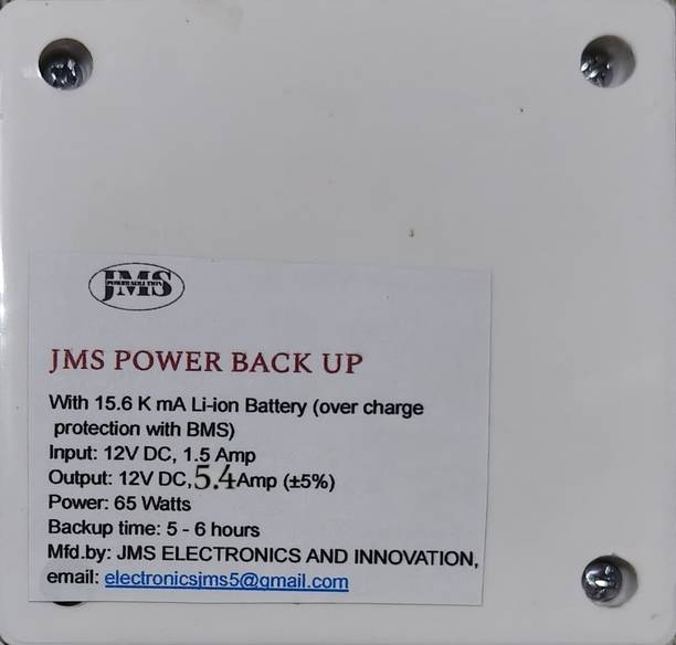 JMS POWER WiFi Backup 12 V Line-interactive Rack-mount Model UPS with Overload Protection 1 Outlet Plugs