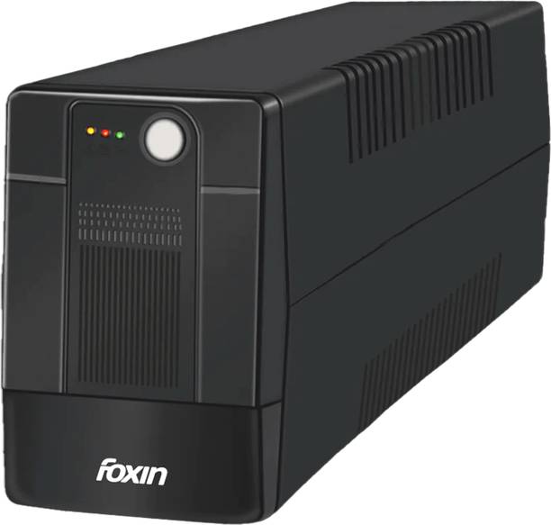 Foxin 600W Uninterrupted Power Supply System FPS 1001 - 1000VA 220 V Line-interactive Rack-mount Model UPS with Overload Protection 3 Outlet Plugs