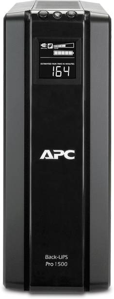 APC Back-UPS BR1500G-IN 230 V Line-interactive Tower Model UPS with Overload Protection with Digital Display 6 Outlet Plugs