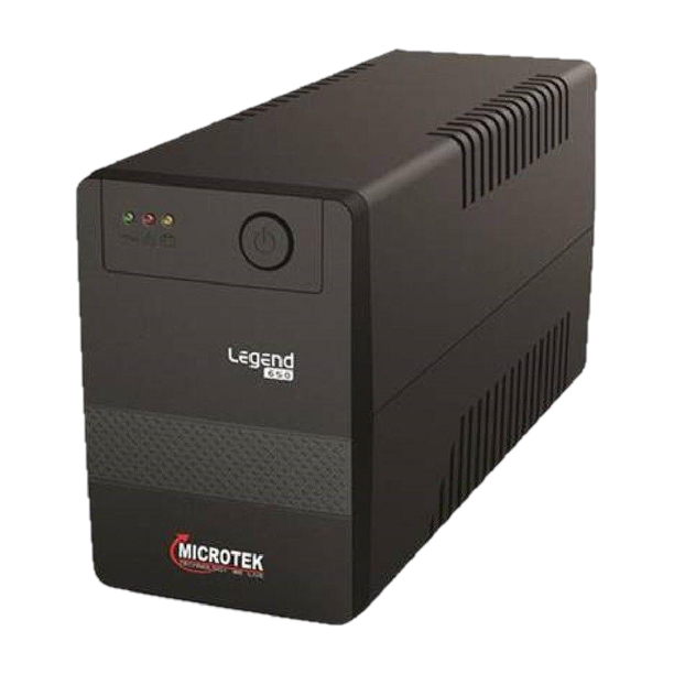 Microtek LEGEND 650 UPS LEGEND 650 230 V Line-interactive Tower Model UPS with Overload Protection 3 Outlet Plugs