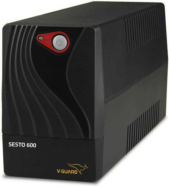 V-Guard Sesto 600 230 V Line-interactive Tower Model UPS with Overload Protection 4 Outlet Plugs