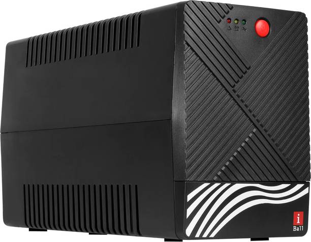 iBall Nirantar UPS 1170 Uninterruptible Power Supply Delivers Powerful Backup 1000 V Line-interactive Rack-mount Model UPS with Overload Protection 3 Outlet Plugs