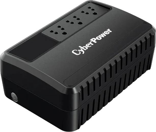 CyberPower BU600E 600VA UPS with AVR, Generator Compatible, Fireproof, Overload Protection BU600E 230 V Line-interactive Rack-mount Model UPS with Overload Protection 3 Outlet Plugs
