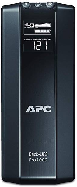APC BR1000G-IN 230 V Line-interactive Tower Model UPS with Overload Protection with Digital Display 6 Outlet Plugs