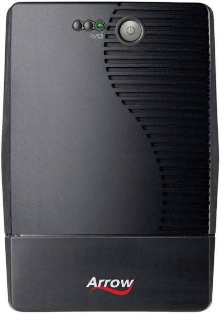 Arrowpowertech 1000VA Line Interactive 1KVA (1000VA) Line Interactive UPS, High-Performance Premium Power Backup & Protection for Home Office, Desktop PC, Gaming Console & Home Electronics 230 V Line-interactive Tower Model UPS with Overload Protection 3 Outlet Plugs