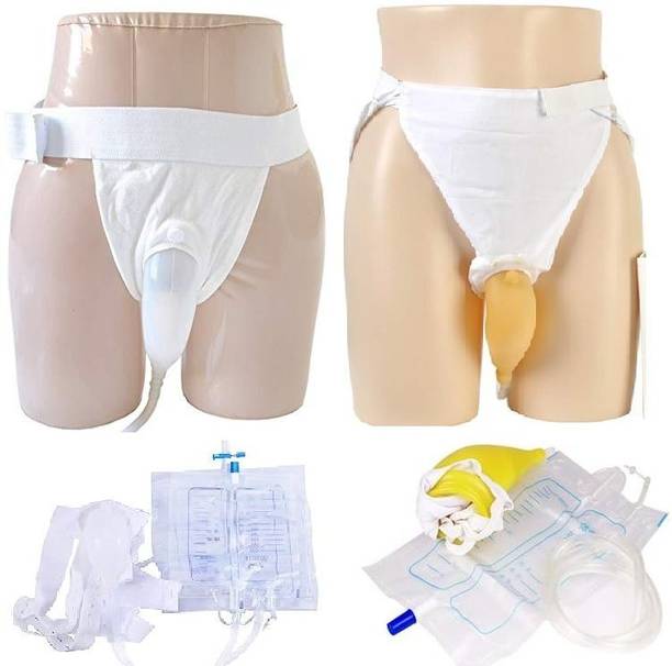 SHIJAMIKU Reusable Men Urine Bag Urine Pot of 2000+1000 ml (set of 2) Urine Bag
