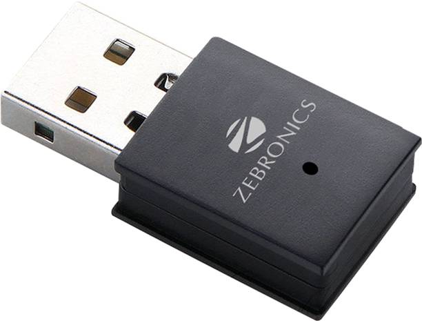 ZEBRONICS USB300WF1 Mini adapter Supports 300Mbps Wireless data transmission rate USB Adapter